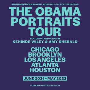 Kehinde Wiley Instagram - #ObamaPortraitsTour kicks-off @artinstitutechi in one month! 🎉