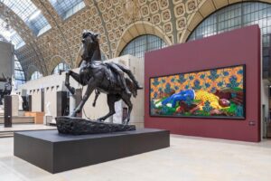 Kehinde Wiley Instagram - Kehinde Wiley: An Archaeology of Silence is now on view through January 8 in the nave of @museeorsay thanks to the generous support of @aforsay and  @galerietemplon.