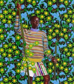 Kehinde Wiley Instagram - Portrait of Soukeyna Diouf
2022  Oil on linen
96 x 64 in #kehindewiley #artbaselmiami