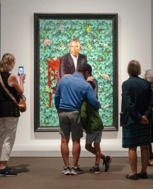Kehinde Wiley Instagram - The Obamas have arrived in Boston! @mfaboston