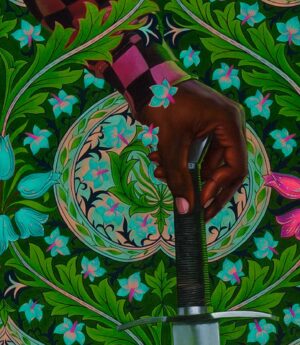 Kehinde Wiley Instagram - Portrait of Kujuan Buggie 2024 Oil on canvas 60 x 72 inches. Part of ‘Entangled Pasts, 1768-now’, opening tomorrow at the Royal Academy, London.

‘Entangled Pasts, 1768-now: Art, Colonialism and Change’ brings together over 100 major contemporary and historic works as part of a conversation about art and its role in shaping narratives of empire, enslavement, resistance, abolition and colonialism - and how it may help set a course for the future. @royalacademyarts @kehindewiley