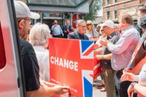 Keir Starmer Instagram - This time next week, the country has a choice.

Five more years of chaos under the Tories. Or a chance to rebuild with a Labour government. 

But change will only happen if you vote for it.

Vote Labour on Thursday 4 July.