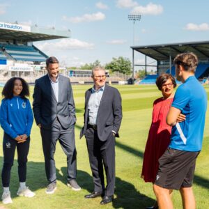 Keir Starmer Instagram - Great to spend time with @thangamdebbonairemp at @official_brfc.

Football and patriotism go hand in hand.

My Labour government will widen access to sport to develop the talent of future stars and cement national pride in sports.