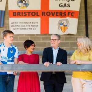 Keir Starmer Instagram - Great to spend time with @thangamdebbonairemp at @official_brfc.

Football and patriotism go hand in hand.

My Labour government will widen access to sport to develop the talent of future stars and cement national pride in sports.