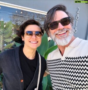 Keith Allan Instagram - Had so much fun connecting with @thekatyo and catching up after many months. Go check out her movie that opens this weekend. In theaters . @loveliesbleedingmovie Love lies bleeding. I can’t wait. Looks so fantastic.