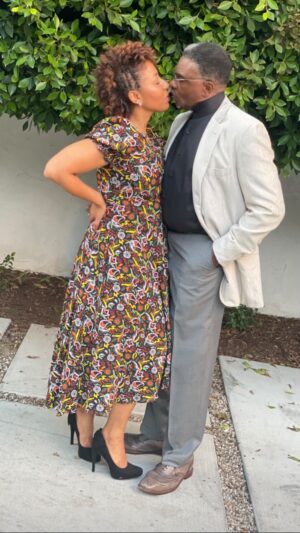 Keith David Instagram - The day I met @dionne_lea, I knew she was the kind of woman you don’t let get away! I’m grateful that God has granted me 22 years of experiencing love and laughter with her; I pray for countless more. Happy Anniversary, my love.
