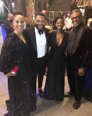 Keith David Instagram - @anthonyanderson was wonderful as host of tonight’s @naacpimageawards! Dionne and I shared a moment w/him   his beautiful wife, Alvina, after the show! Congratulations on your win, brother! #ImageAwards50