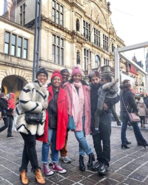 Keith David Instagram - Happy Holidays from Belgium! #FamilyVacation