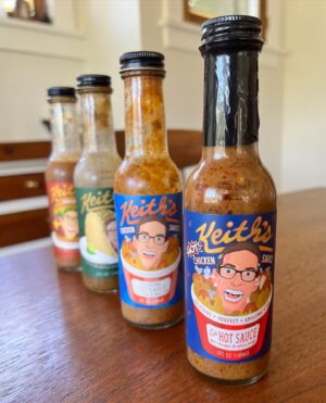 Keith Habersberger Instagram - Out now! We made a HOT version of Chicken Sauce! The heat does bring out a lot more flavor, but it’s not for the mild mouths (like my own). Get yourself a bottle, and let me know how you like it! Links in my story, and available on the homepage of the @heatonist website.
