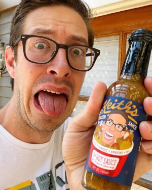 Keith Habersberger Instagram - Out now! We made a HOT version of Chicken Sauce! The heat does bring out a lot more flavor, but it’s not for the mild mouths (like my own). Get yourself a bottle, and let me know how you like it! Links in my story, and available on the homepage of the @heatonist website.