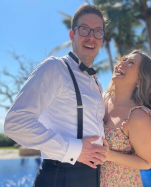 Keith Habersberger Instagram - I really enjoyed marrying these two lovebirds. It was joyful and sweet and then I got to dance like an idiot the whole night. Congrats to the beautiful couple! We love you @korndiddy and @magsbustamante!!