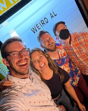 Keith Habersberger Instagram - Mini photo dump. Weird Al, birthday pic with sauces, Alfred, and some directions I gave.