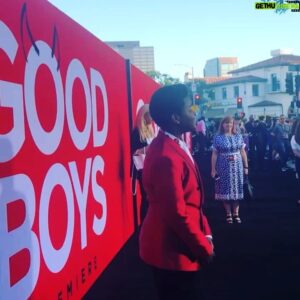 Keith L. Williams Instagram - GoodBoys Premiere! That was a long Carpet! @dolcegabbana @goodboysmovie #goodboys #universalpictures #grateful 🥳