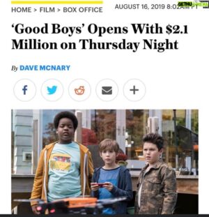 Keith L. Williams Instagram - A year ago today GOOD BOYS PREMIERED! All I can say is Thank You to all that supported the movie and helped us make history! #beanbagboys #goodboysmovie 🤪