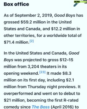 Keith L. Williams Instagram - This is so amazing @goodboysmovie. Sending out a Huge Hug to the entire cast and crew! Still holding #2 In the box office! #beanbagboys #bradynoon #jacobtrembley 🤪🤩🥳