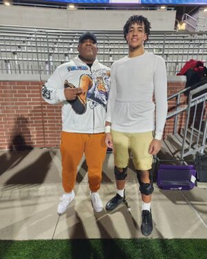 Keith Lee Instagram - I was fortunate enough to finally catch my little... well.... younger brother in a football game this season, they made it to the playoffs. Marcus Lee will be a force to be reckoned with!