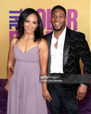 Kel Mitchell Instagram - Dazzled by the cinematic beauty of  @thecolorpurple premiere. The movie was incredible, but the real highlight? Watching it with the one who makes every scene in life extraordinary. Love u  @therealasialee 💜🎬 #PremierePerfection #LoveInEveryFrame #asialeemitchell #asialee #kelmitchell #colorpurple #movienight