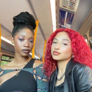 Kelcey Mawema Instagram - flew to London this summer to get THEE exclusive creative director/bestie photoshoot experience