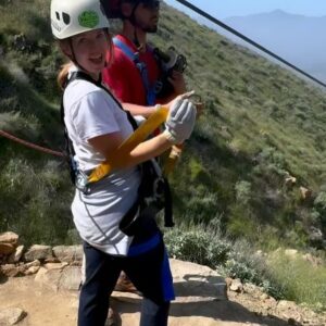Kelli Garner Instagram - I am truly un-becoming into the dork that I have always been. 

Tania and I really enjoyed getting our harnesses tugged on all day.  Can I say that!!???!!