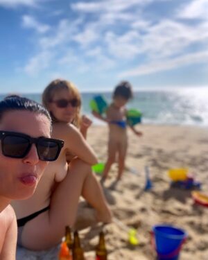 Kelli Garner Instagram - Obrigada my love @seabastoo love our little Chip to pieces. ❤️‍🔥