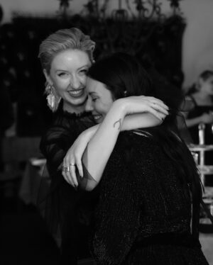 Kelli Garner Instagram - Oh what a night! @mrdrewsky You are the most consummate host and I look forward to all of your parties and of course destroying the dance floor. Gown or not! Have we found my earrings yet?