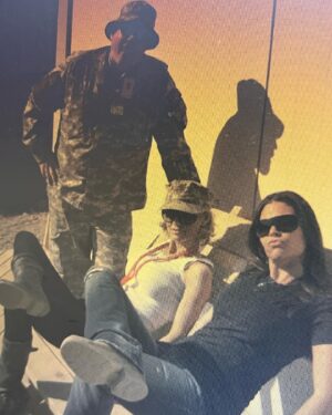 Kelly Carlson Instagram - Major, @deannastag and myself at Frontenac FOB ‘09 Sept.  Just found many videos and photos I had not seen from Afghanistan. What an experience for a civilian. Hard to explain but it changes you. For the better. #lifechangingexperiences #seeingtheworld #afghanistan #usmilitary #army #marines #navy #usaf #afghanpeople #globalstabiltygoals #gratefulfortheoppertunities #kellycarlson #deannastag