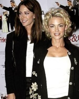 Kelly Carlson Instagram - Time flies and life goes in wild and fun directions. Love you @tallgirlsrock  I think guys call girls like her a “Unicorn” Stunning beyond words, kind and sincere as a human can be, true and through friend, independent, so fun, optimistic and very intelligent. One of a kind. So grateful for our paths crossing so many years ago. 2003 (probably) Red carpets to knife shows 2024 in TX🤷🏼‍♀️ 🤘🏻🫶🏻 #lifelongfriendships #pamgreen #kellycarlson #trackerdan #trackerdanboothbabes #niptuck