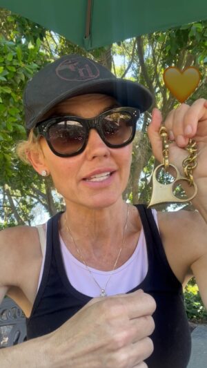 Kelly Carlson Instagram - KC Heart backstory.  More available soon. Contact @jeyrhooligan for them or the necklace version. #handmade #iw #pursehardware #selfprotection #kellycarlson #authentic #madewithlove #custommade #purseaccessories #sneakystuff #ilovebrass