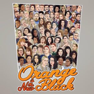 Kelly Karbacz Instagram - ♥️🍊Thank you @victoryvague for including me in your beautiful work of art!! So much love for my #orangefamily and the #OITNB fans all over the world.🍊♥️#FanArtFriday #Sankey #OrangeIsTheNewBlack #Netflix @oitnb @netflix