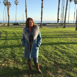 Kelly LeBrock Instagram - Feeling like a million bucks in my new @dawnlevynewyork coat! 👌🏼😍💋 #DawnLevy #KeepitontheDL #californiawinters #newcoatwhodis