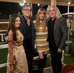 Kelly Lynch Instagram - Farewell you magnificent man…
Unmatched in talent, in heart, in family and friends who adored you, a king amongst men.  There is never enough time for those you love and I will miss you so. 

Rock on Robbie! 🕊️

Mitch and I are sending all our love to Robbie’s wife Janet and to Dominque, his children and grandchildren

First photo 2021 at Felix restaurant 
Second photo my wedding  to Mitch 1992