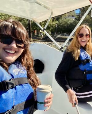 Kelly Lynch Instagram - Mother-Daughter Swan Boatin’! 🦢🏴‍☠️

Best belated birthday surprise day with my darling @msshanelynch - whose adventurous spirit, keen sense of humor and kind heart always make me feel like the luckiest Mama ever. 

Love you more than love honey! 💕 

📸 & 🎥 @msshanelynch