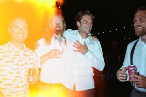 Kelly McCormack Instagram - Some film shots of my brother’s wedding 📸 The first one is brother Chris rehearsing his wedding vows with cousin Ryan. As the island’s resident Corey & Trevor, this was by far the most coherent thing we’ve ever seen them do together, and thus we all wept.