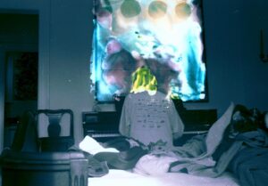Kelly McCormack Instagram - CONCUSSION by @samuelonionman🌀These film shots of me alone in my apartment, recovering from brain stuff, hand processed through a chemical soup, captured the vibe quite well actually🌀