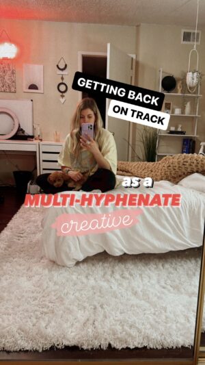 Kelsey Edwards Instagram - currently on a mission to get back to waking up early and re-implementing all the habits i spent the last 3 months building 🫠 feel free to join if you do a lot of things too, and can benefit from having a little structure! 

keyword: “a little,” because most of us creatives benefit from having some flexibility and fluidity in our routines as well. :) it’s all about finding the balance!

#multihyphenate #multipassionate #multipassionateentrepreneur #multipassionatecreative #creative #idotoomanythings #nomoreboxes