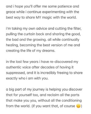 Kelsey Edwards Instagram - things have been looking a lil different around here.. this is why :) 

#mindset #growth #authenticity #authentic #creative #creativity #growthmindset #multipassionate #multipassionateentrepreneur #multipassionatecreative