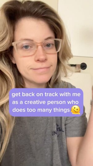 Kelsey Edwards Instagram - i definitely filmed this last week but it’s still applicable 😮‍💨 #gettingbackontrack #creative #multihypenate #multipassionate #multipassionateentrepreneur #multipassionatecreative