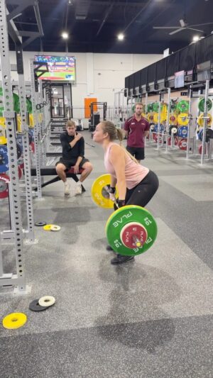 Kelsey-Lee Barber Instagram - Big win in the gym this week. 

This lift has been a challenge for me over the years, so catching this hang clean had me smiling and celebrating. 💪🏼 💃🏼 (dancing not caught on camera 🤷🏼‍♀️ @barberathletic) 

#lift #hangclean #olympiclift #strongwomen #gymmotivation #javelinathlete #javelinthrower #womenwholift #javelin #trackandfield #athletics #qas