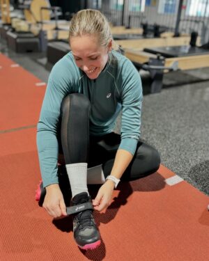 Kelsey-Lee Barber Instagram - To celebrate the one-month count-down to Paris 2024, I’m so excited to celebrate Lace Up Australia Day! Partnering with @asicsaustralia, I’m lacing up my javelin boots to show my support to fellow Olympians.

If you haven’t planned your own activity yet it’s not too late to rally your mates and get moving! 
#LaceUpAustralia #ASICSAustralia #RoadToParis