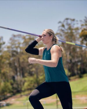 Kelsey-Lee Barber Instagram - Inspired by the strength and power of the all-electric Porsche Taycan, Australian Olympic athlete and World Champion javelin thrower, @kelseyleebarber, trains hard to remain at the top of her game as she gets ready to head to the Paris 2024 Olympic Games. 

#PerformanceDriven #PorscheTaycan