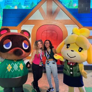 Kelsey Lewin Instagram - Just two #AnimalCrossing fans living their best life. #NintendoLive2023  #PAXWest2023