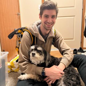 Kelsey Lewin Instagram - important life update: we bought a bird backpack so we could take the whole family out on walks