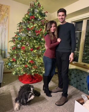 Kelsey Lewin Instagram - Got the Christmas tree up!! This is the best it’s ever looked. 🎄Pro-tip, buy your fake Christmas trees in January. This was a $500 tree I got for like $95.
