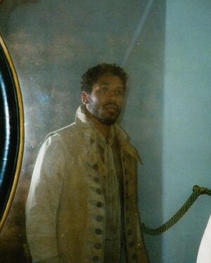 Kelvin Harrison Jr. Instagram - @cyranomovie bts 
taken by @spencerpazer