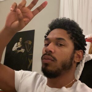 Kelvin Harrison Jr. Instagram - peace signs and cyrano kinda bts but also not