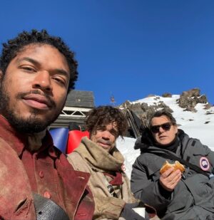 Kelvin Harrison Jr. Instagram - @cyranomovie is out today. heres a dump of a bunch of dirty, sleepless boys and a very elegant @halolorraine 👄 go see it for yourself though.