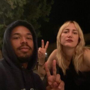 Kelvin Harrison Jr. Instagram - peace signs and cyrano kinda bts but also not