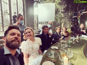 Ken Duken Instagram - More #behindthescenes @fatenetflix #banquet @danny_griffin_ @abbeycowen @hannahvdw #mirandarichardson #fatethewinxsaga #screengrab of Andreas eating at the banquet 🙈😉 thank you all for your support and lovely messages… I really appreciate the love… #lagrupix let me hear you 🤷‍♂️🤙🔥😘