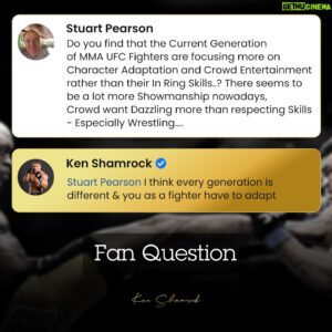 Ken Kilpatrick Instagram - Fighters need to adapt to capture their audiences 💥
Do you have a question❓ Drop yours in the comments below wwe #wrestling #mma #ufc #AMA #Kenshamrock