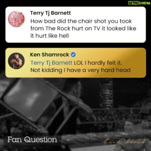 Ken Kilpatrick Instagram - Not even a chair shot to the head can hurt the Worlds Most Dangerous Man 👊 #wwe #chairshot #wrestling #therock